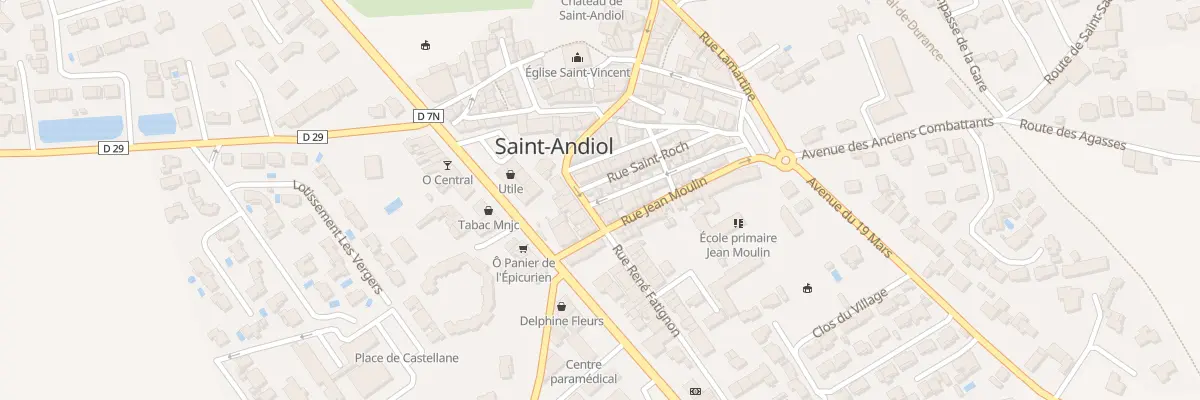 Plan du 7 Rue de la République à Saint-Andiol