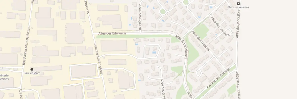 Plan du 5 Rue Henri Pourrat à Décines-Charpieu
