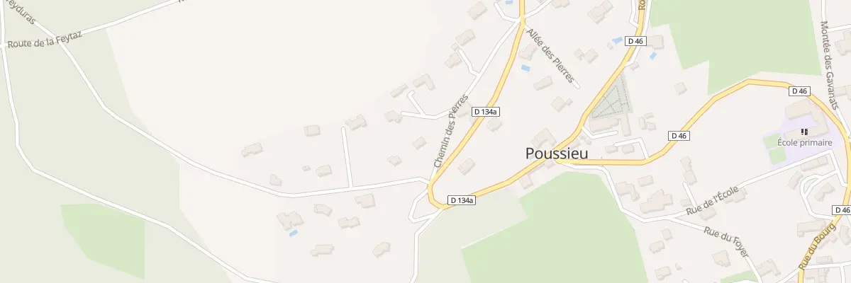 Plan du 261 Che des Pierres à Bellegarde-Poussieu