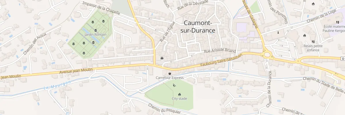 Plan du 4 Rue Aristide Briand à Caumont-sur-Durance