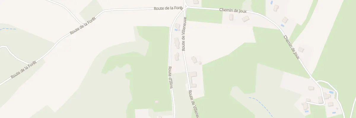 Plan du 1563 Rte de Villeneuve à Luzinay