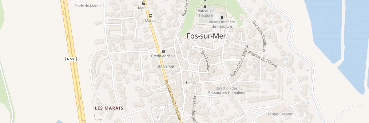 Plan du 1 Tra des Remparts à Fos-sur-Mer