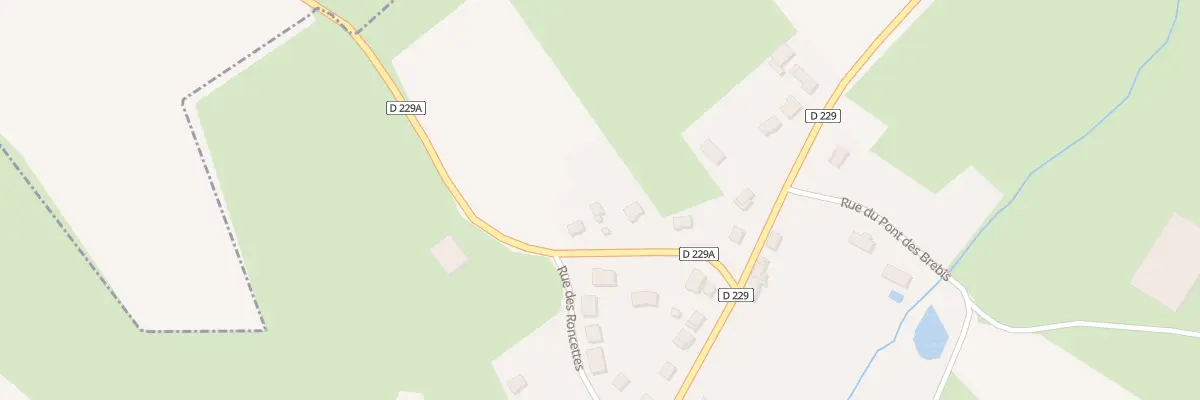 Plan du 7 Rue de Rondez à Thelonne