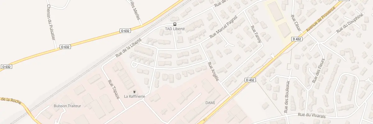 Plan du 6 Rue Alphonse Daudet à Saint-Marcel-lès-Valence