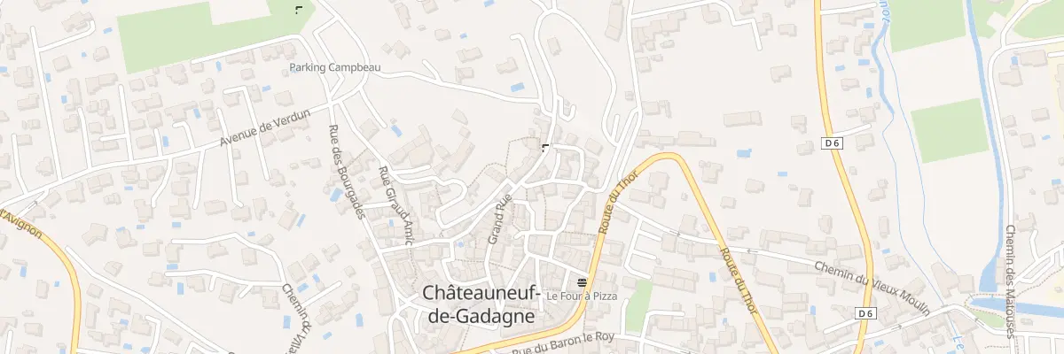 Plan du 24 Grand Rue à Châteauneuf-de-Gadagne