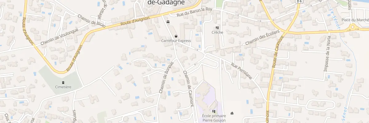 Plan du 83 Che de Caumont à Châteauneuf-de-Gadagne
