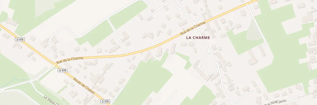 Plan du 20 Rue de la Charme à Ouroux-sur-Saône