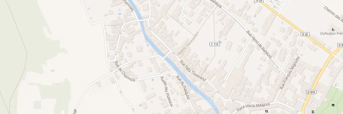 Plan du 45 Rue Félix Tisserand à Nuits-Saint-Georges