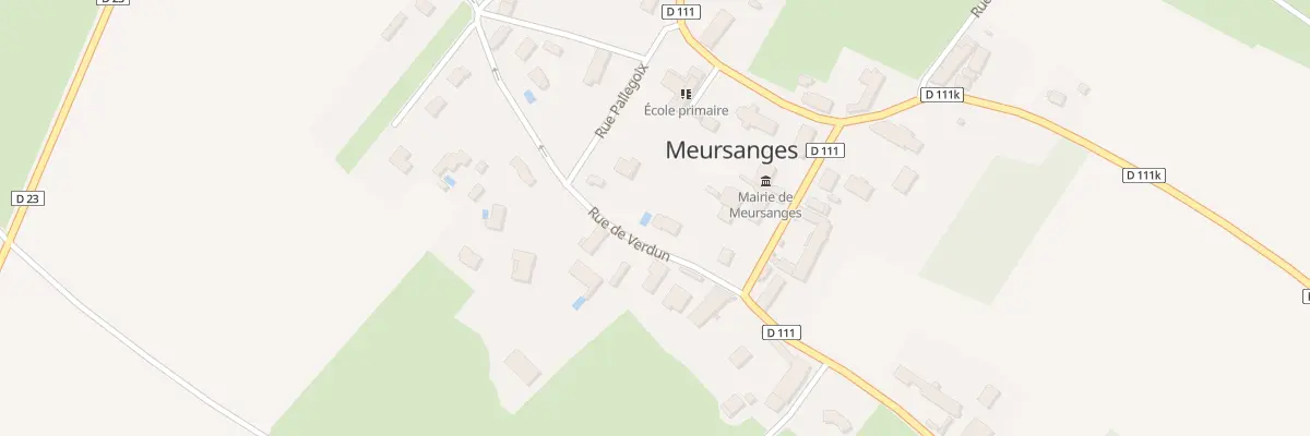 Plan du 4 Rue de Verdun (Le Bourg) à Meursanges