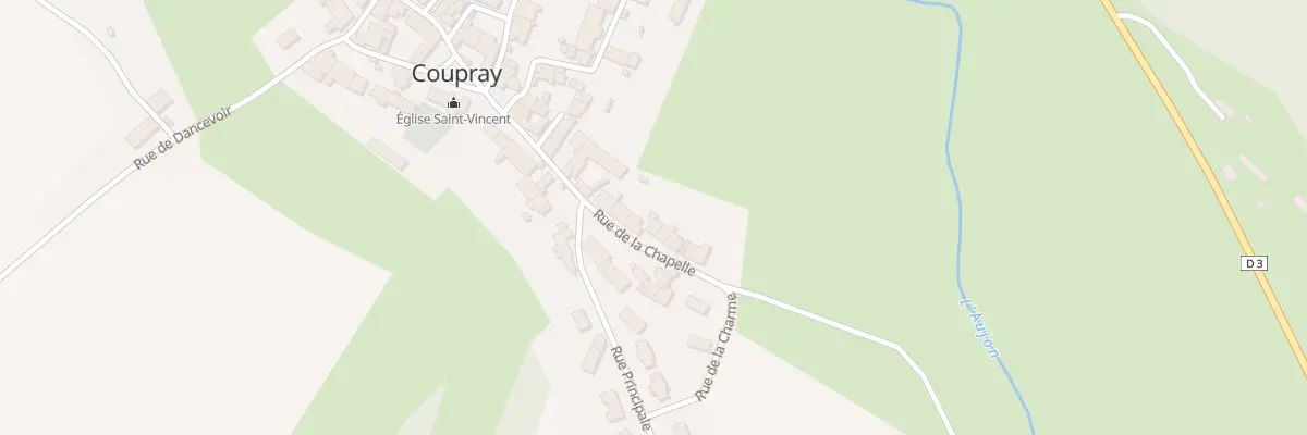 Plan du 7 Rue de la Chapelle à Coupray