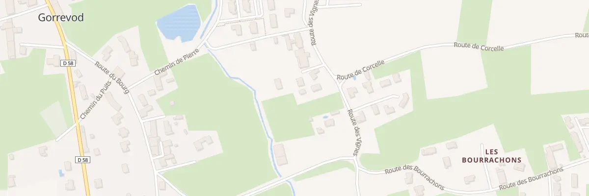 Plan du 5174 Aux Vignes à Gorrevod