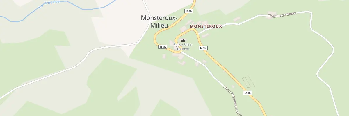 Plan du 14 Che Saint Laurent à Monsteroux-Milieu