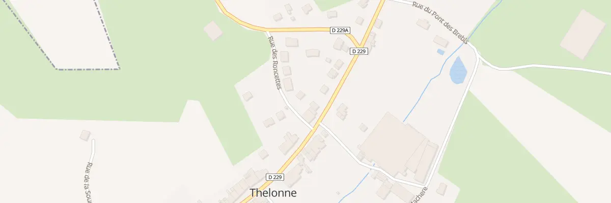 Plan du 5117 Le Village à Thelonne