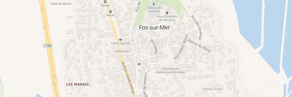 Plan du 1A Rue du Château à Fos-sur-Mer