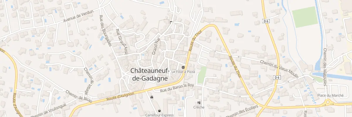 Plan du 11 Rue du Paty à Châteauneuf-de-Gadagne