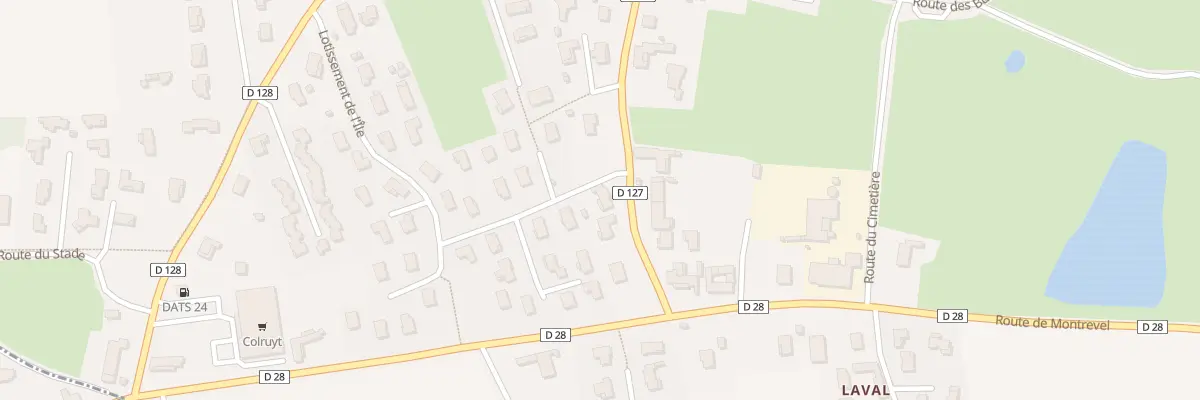 Plan du 204 Rte de la Gare à Bâgé-Dommartin