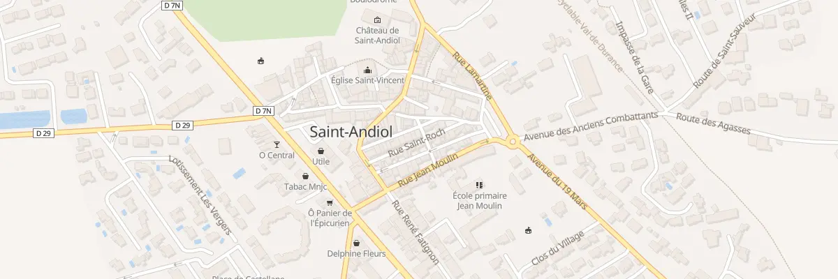 Plan du 7 Rue Victor Hugo à Saint-Andiol