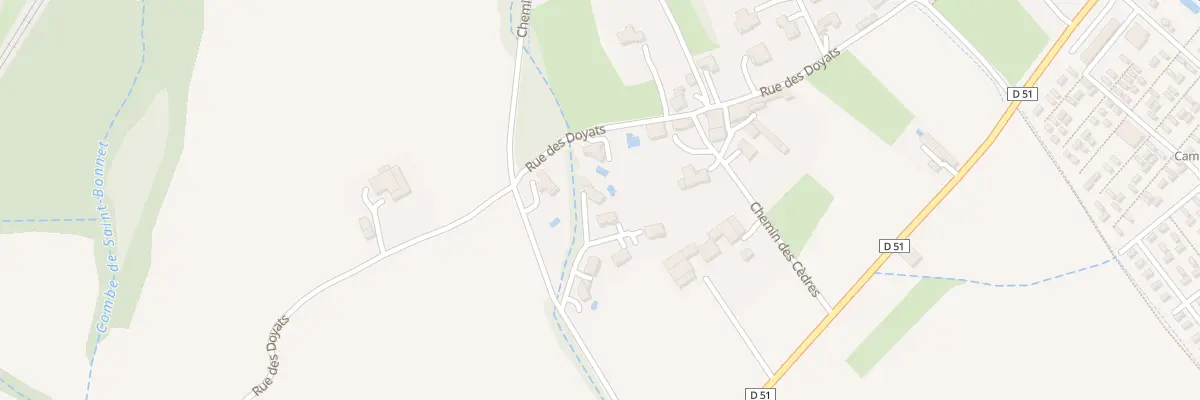 Plan du 6 Imp du Clos des Doyats à Châteauneuf-de-Galaure