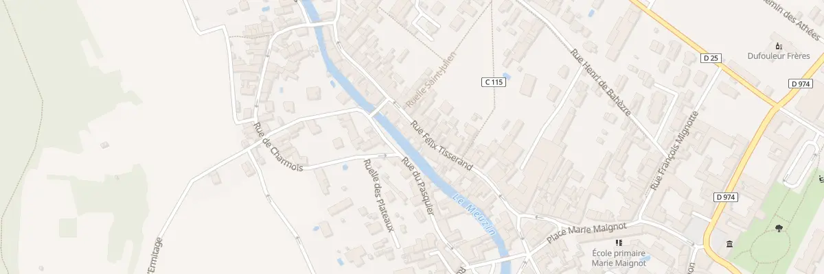 Plan du 37 Rue Félix Tisserand à Nuits-Saint-Georges
