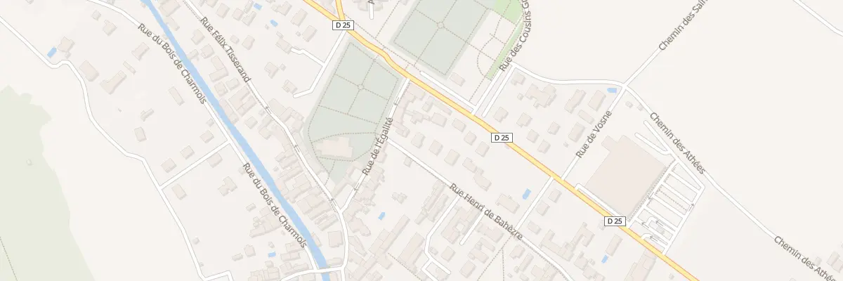 Plan du 42 Rue Henri de Bahèzre à Nuits-Saint-Georges
