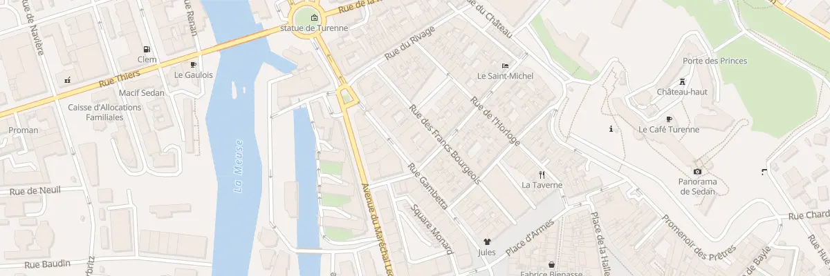 Plan du 27 Rue Gambetta à Sedan
