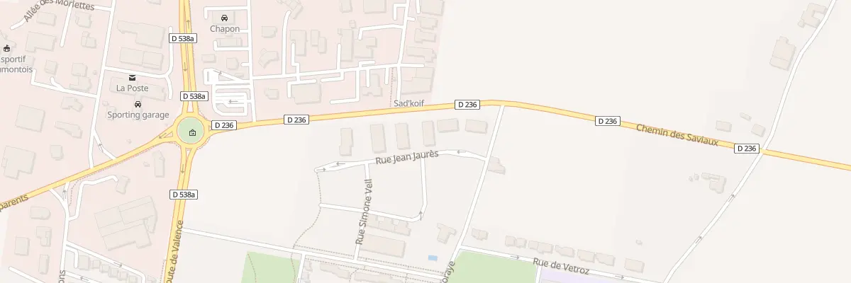 Plan du 9001 Moraye à Beaumont-lès-Valence