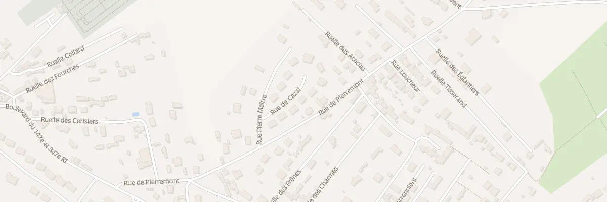 Plan du 8 Rue de Cazal à Sedan