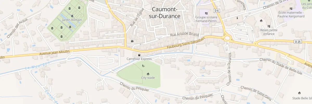 Plan du 11 Fg Saint Sébastien à Caumont-sur-Durance