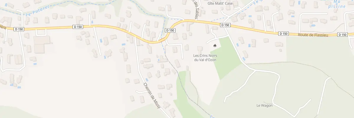 Plan du 5490 Rue de la Roussière à Chaponnay
