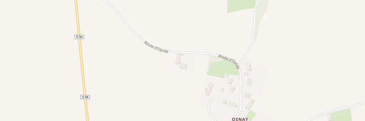 Plan du 25 Rte d’Osnay à Gergy