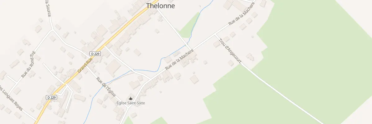 Plan du 35 Rue de la Machère à Thelonne