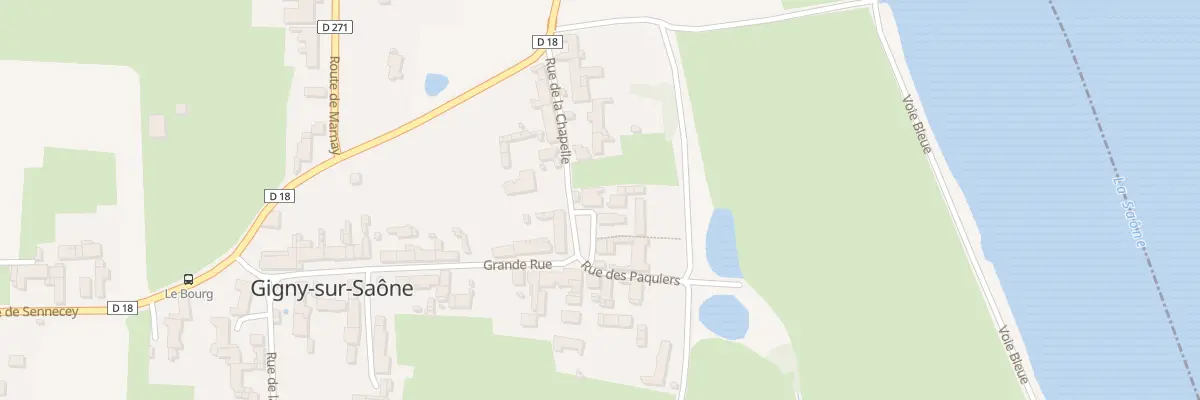 Plan du 5 Pl Demangin à Gigny-sur-Saône