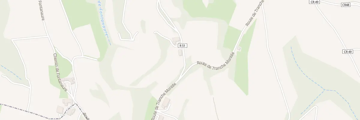 Plan du 1278 Rte de Tranche Montée à Claveyson