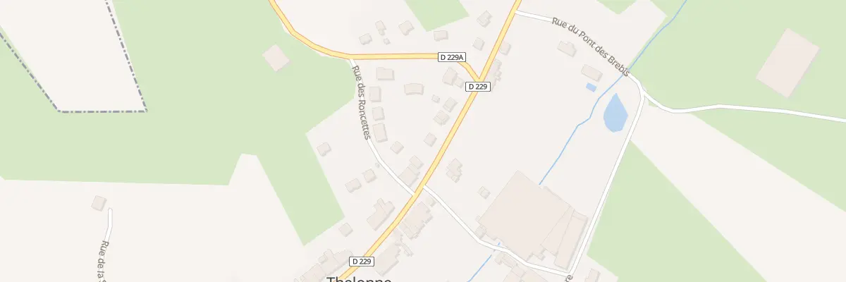 Plan du 21 Grande Rue à Thelonne