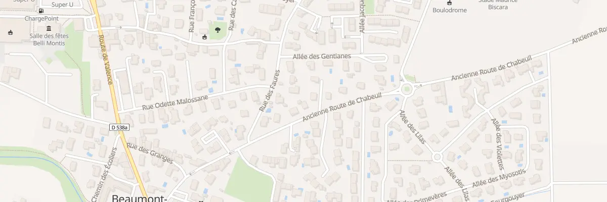 Plan du 11 Rte de Chabeuil à Beaumont-lès-Valence