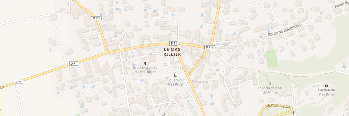 Plan du 2145B Mte Neuve à Miribel