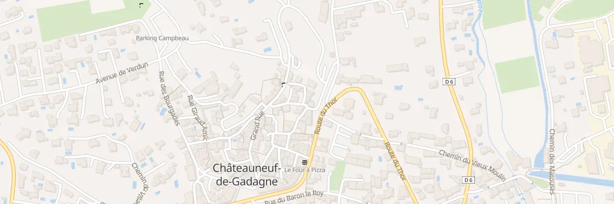 Plan du 7 Rue du Portail du Thor à Châteauneuf-de-Gadagne