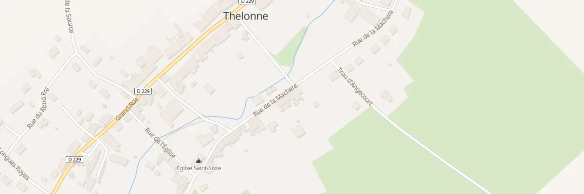 Plan du 39 Rue de la Machère à Thelonne