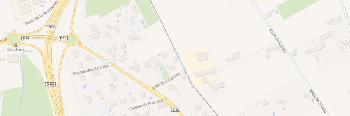 Plan du 105 All du Dauphine à Entraigues-sur-la-Sorgue