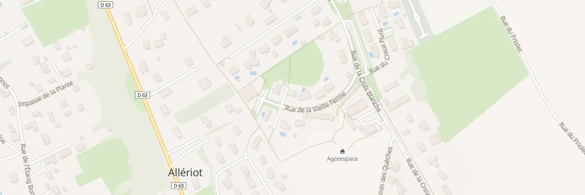 Plan du 8 Rue de la Vieille Ferme à Allériot