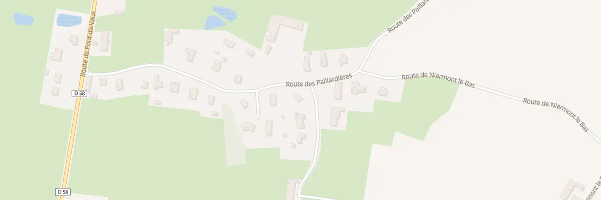 Plan du 378 Rte des Paillardieres à Bâgé-Dommartin