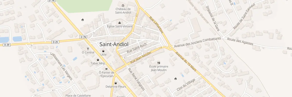 Plan du 9 Rue Frédéric Mistral à Saint-Andiol