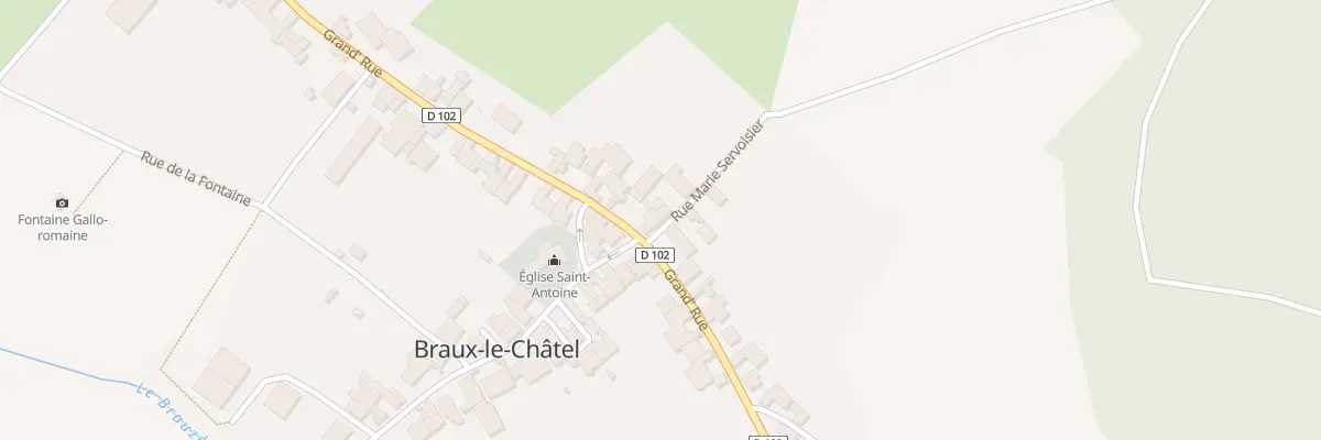 Plan du 1 Rue Marie Servoisier à Braux-le-Châtel