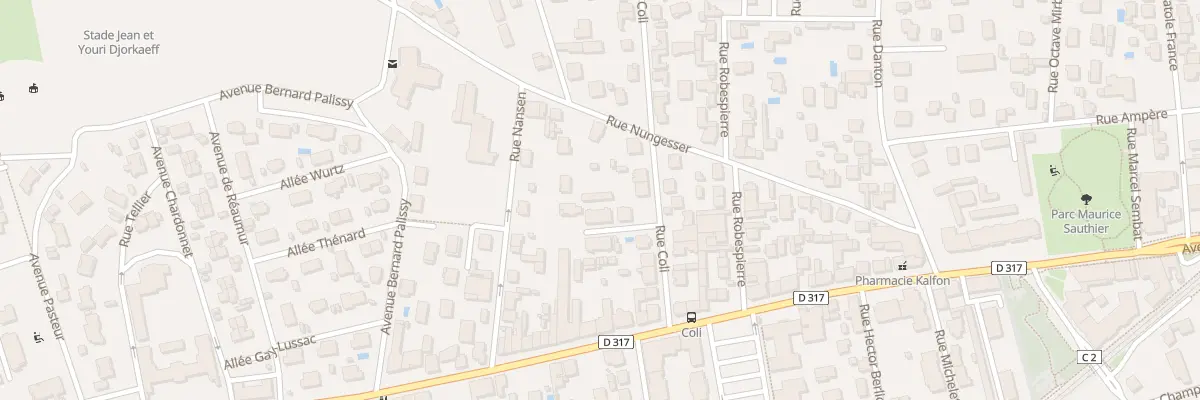 Plan du 6 Rue Gutenberg à Décines-Charpieu