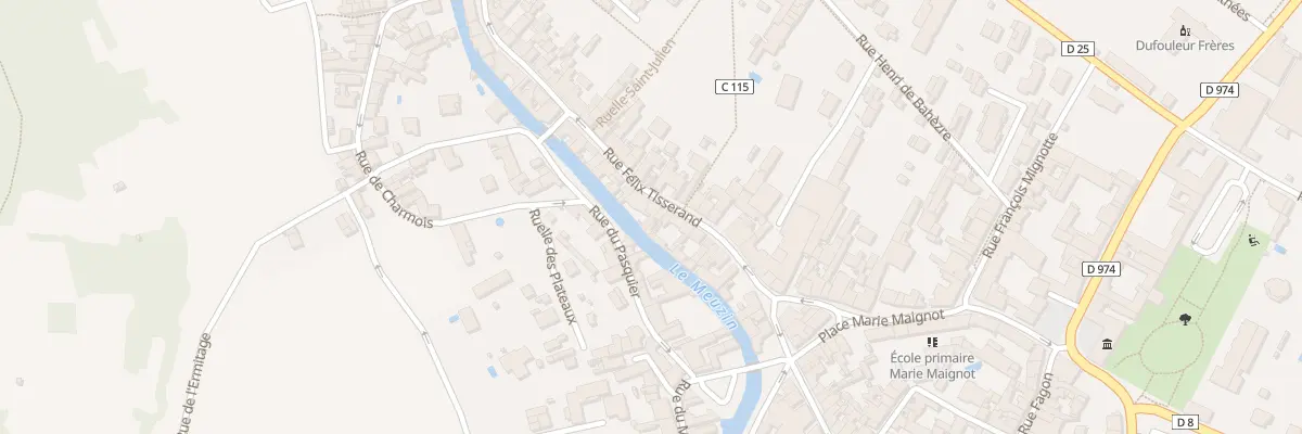 Plan du 27 Rue Félix Tisserand à Nuits-Saint-Georges