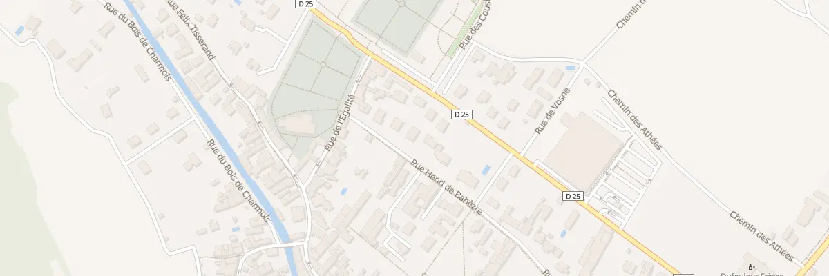 Plan du 38 Rue Henri de Bahèzre à Nuits-Saint-Georges
