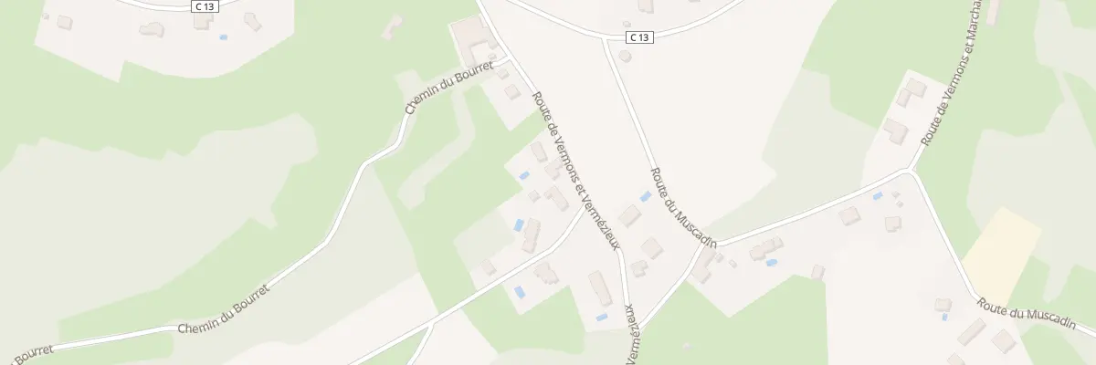 Plan du 200 Rte de Vermons et Vermézieux à Serpaize