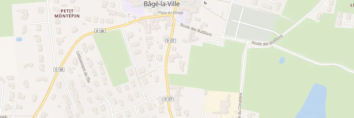 Plan du 115 Rte de la Gare à Bâgé-Dommartin