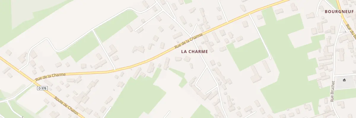 Plan du 24 Rue de la Charme à Ouroux-sur-Saône
