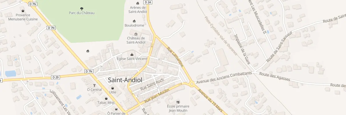 Plan du 3B Rue Lamartine à Saint-Andiol